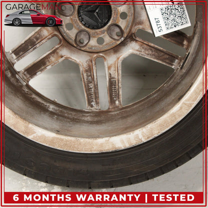 2008-2014 Mercedes W204 Rear Wheel Rim w/ Tire 8.5Jx17H2 ET58 2044014602 OEM