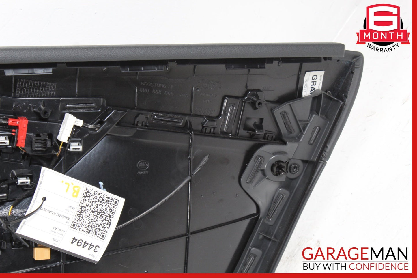2017-2024 Audi A4 Sedan Rear Left Driver Side Door Trim Panel 8W0867303B OEM