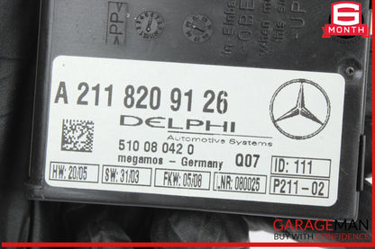 2000-2012 Mercedes SL550 R230 Anti Theft Alarm Control Module 2118209126