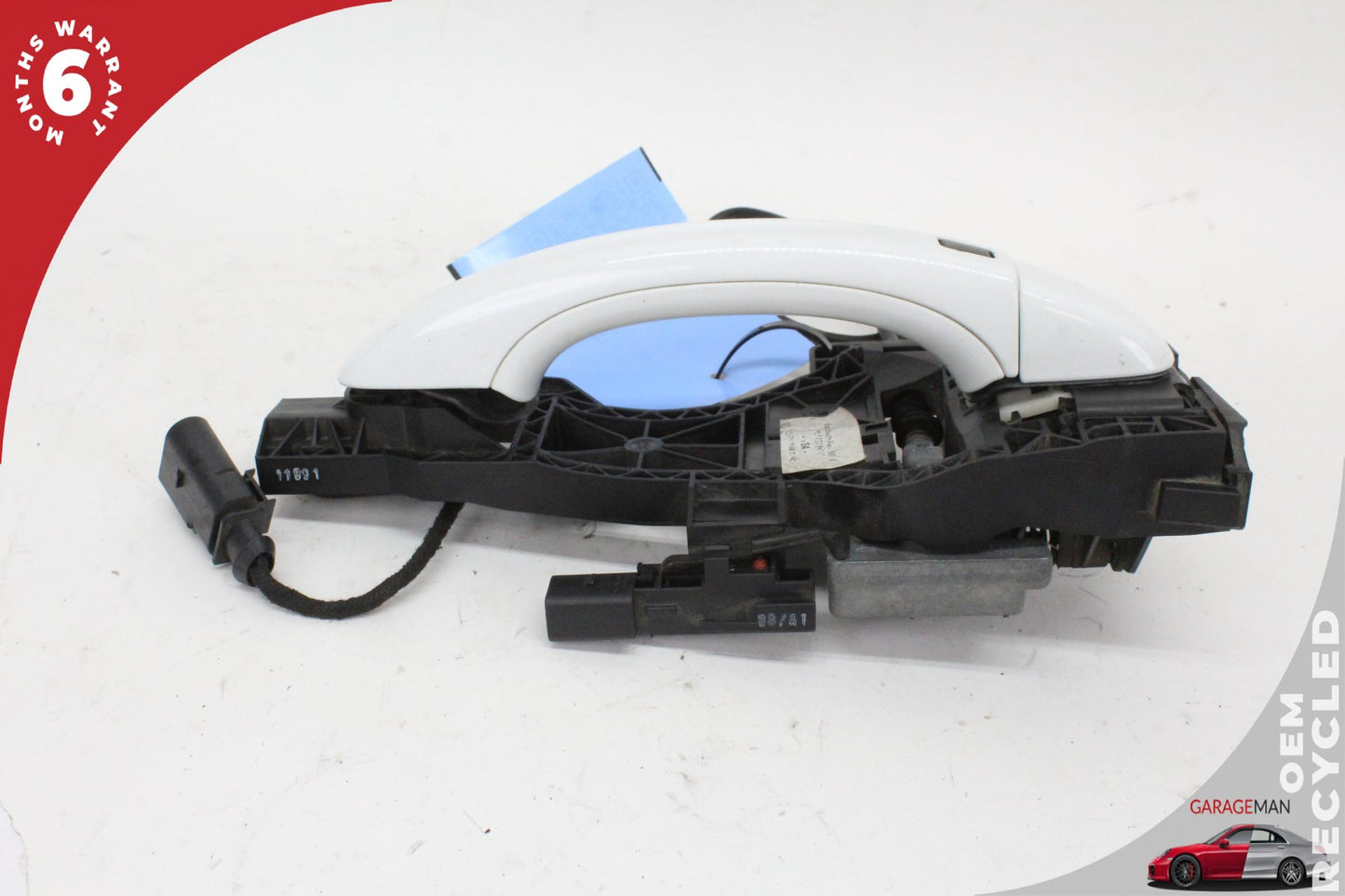 2007-2015 Audi Q7 Front Right Exterior Door Handle White Keyless 4L0837205 OEM