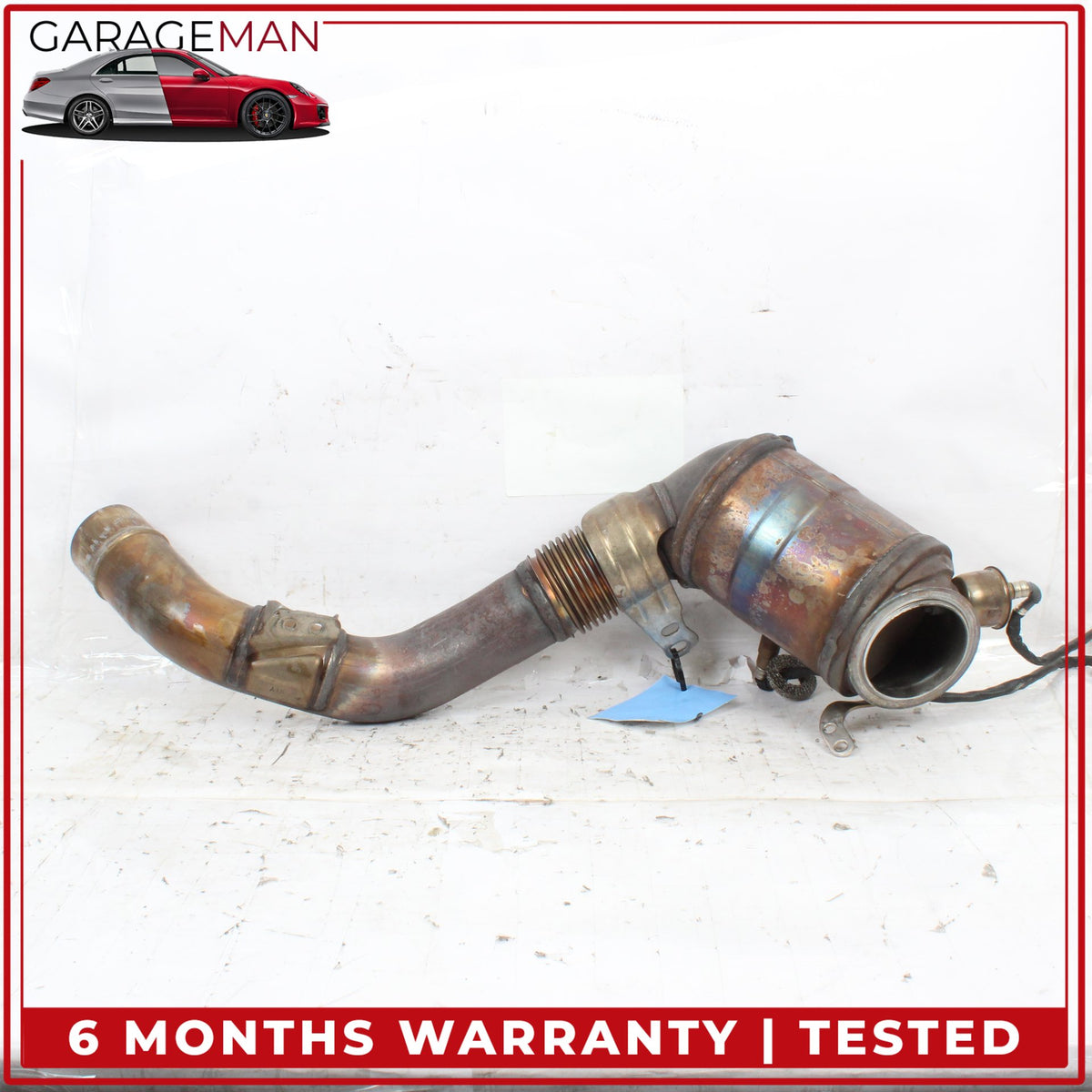 2010-2015 BMW 650i 550i 4.4L V8 Left and Right Side Exhaust Downpipe 7618674 OEM