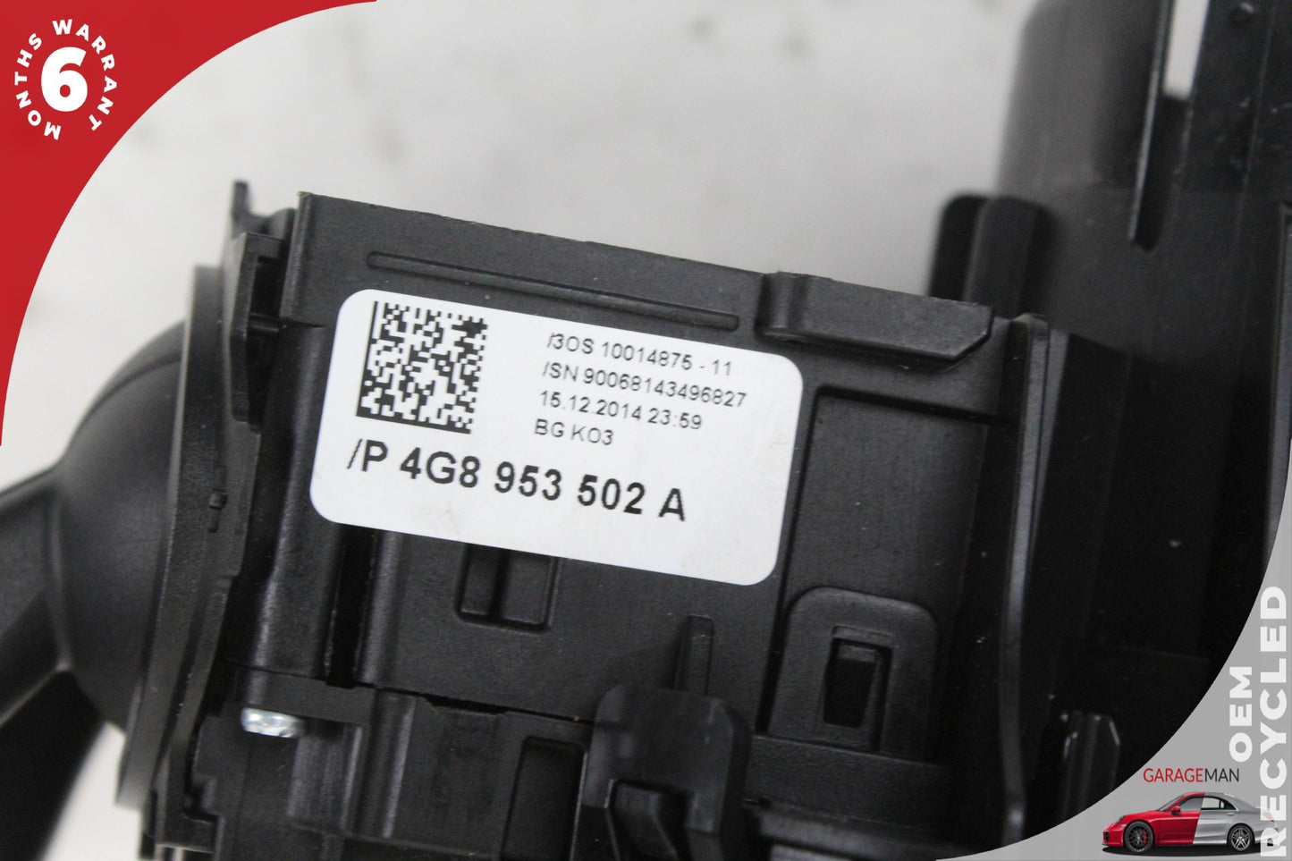 11-18 Audi A6 C7 Sedan Steering Column Clockspring Combination Switch 4H0953568H