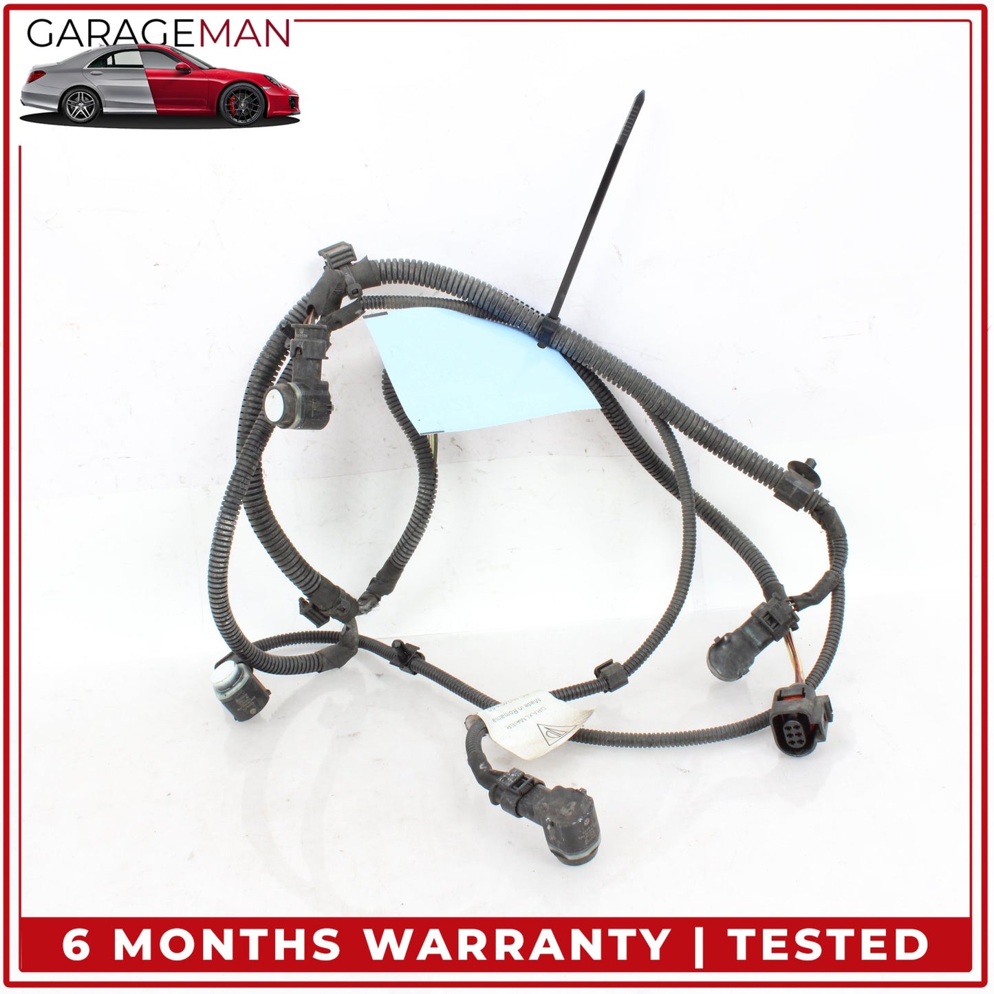2010-2013 Porsche Panamera 970 Rear Bumper Parking Sensors w/ Wire Harness OEM