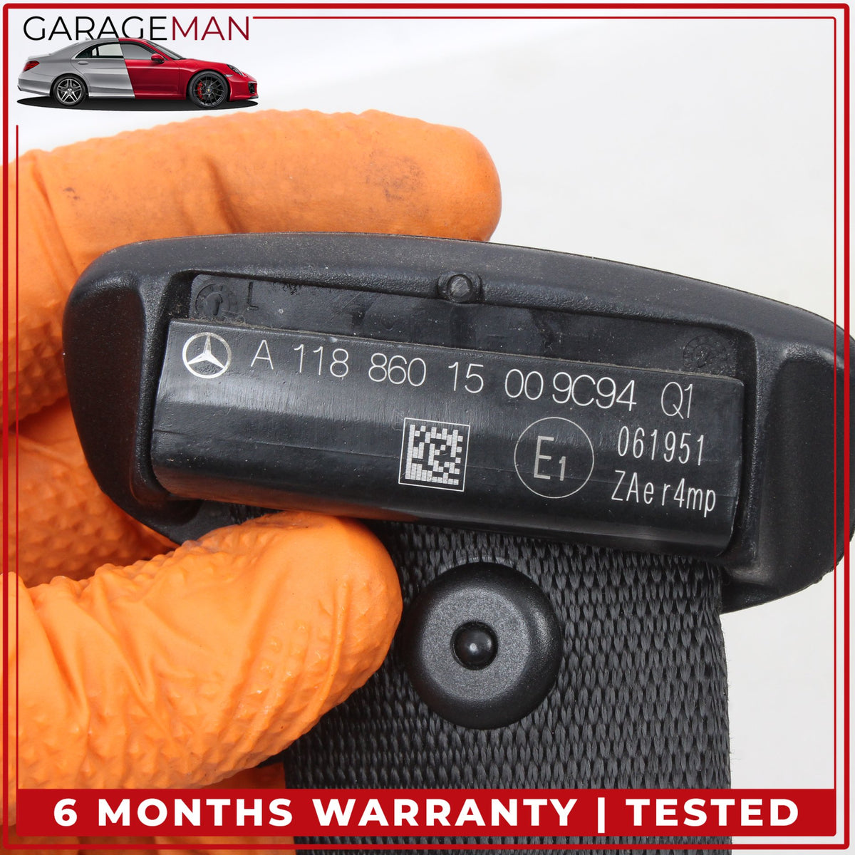 2019-2025 Mercedes W177 A220 CLA250 GLB250 Front Left Seat Belt 1188601500 OEM