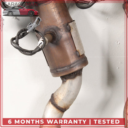 1999-2001 Porsche 911 Carrera 996 Left and Right Side Exhaust Downpipe Set OEM