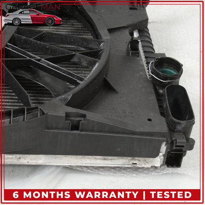 2003-2009 Mercedes W219 CLS500 Engine Radiator Cooling Fan Motor Assembly OEM