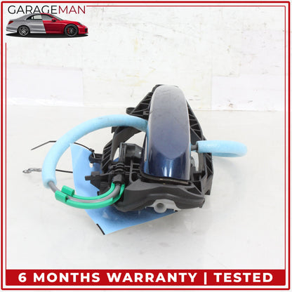 2017-2024 BMW X3 X4 M550i Rear Left Side Exterior Door Handle Blue Metallic OEM