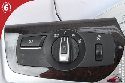 2011-2016 BMW 550i F10 Left Dashboard Headlight Switch w/ Trim