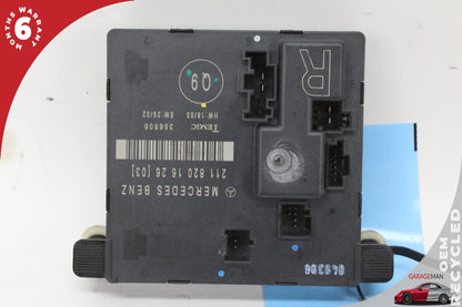 2003-2009 Mercedes W211 E500 Rear Right Side Door Control Module 2118201626 OEM