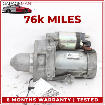 2008-2014 BMW 650i 550i 4.4L V8 N63 Engine Starter Motor 12V Denso 7603779 OEM