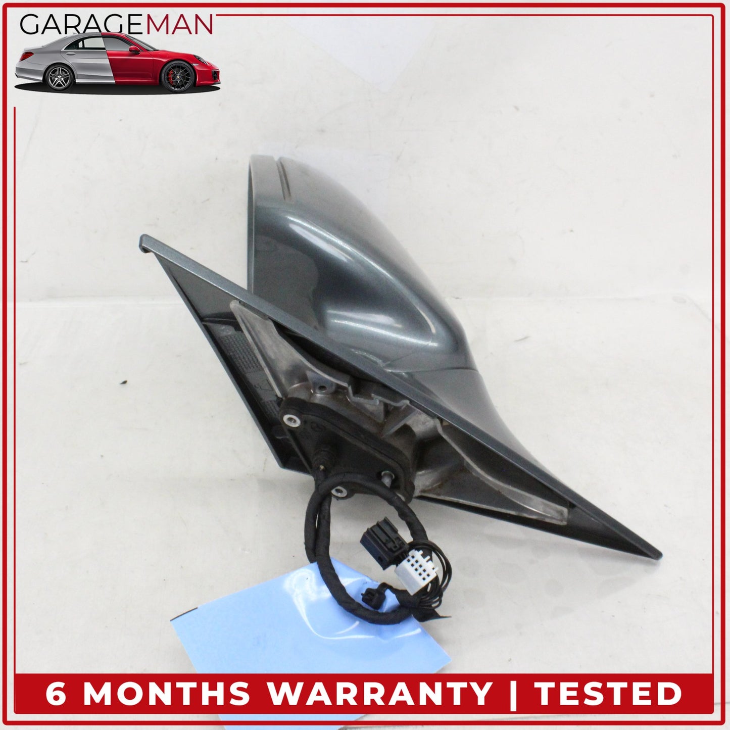 2009-2011 Mercedes W219 CLS550 Front Left Side Door Rear View Mirror Gray OEM
