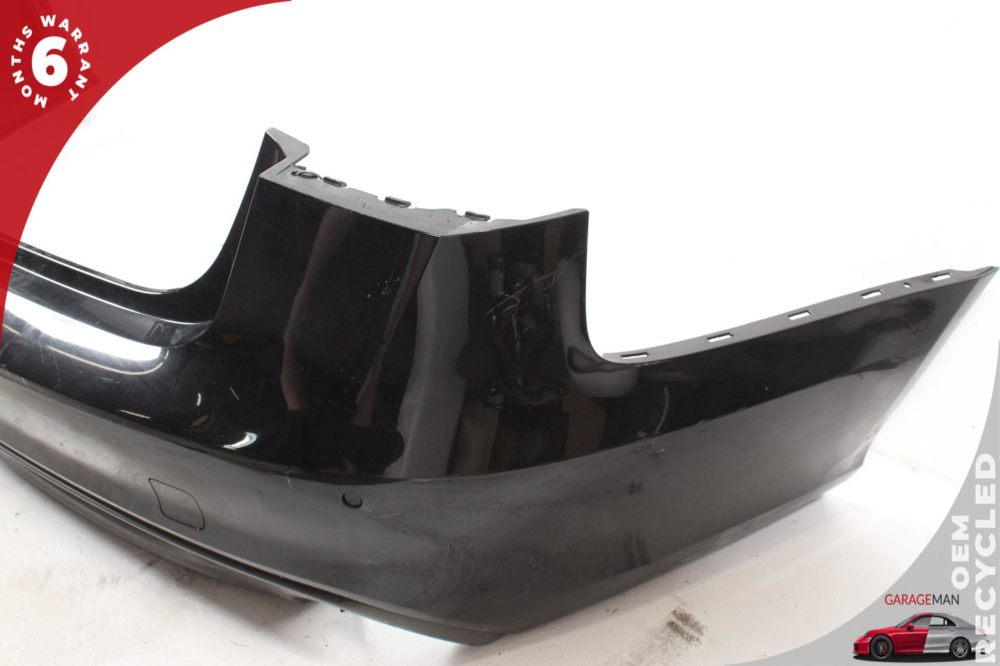 2012-2015 Audi A6 C7 Sedan Rear Bumper Cover Panel Black 4G0807521F OEM