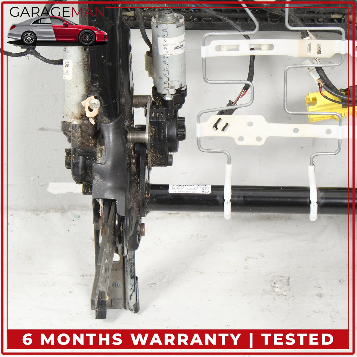 2012-2020 BMW 328i F30 Front Left Seat Track Rail Frame w/ Motors 7243527 OEM