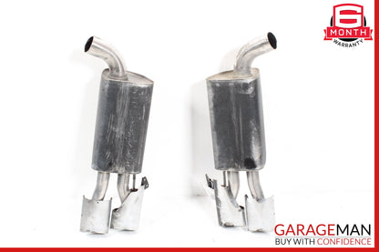 2003-2006 Mercedes-Benz S55 AMG W220 Exhaust Muffler Quad Tips Left & Right OEM