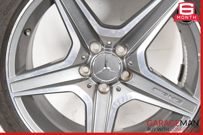 2009-2015 Mercedes W204 C300 Rear Wheel Rim w/ Tire 9JX18 H2 ET54 2044014002 OEM