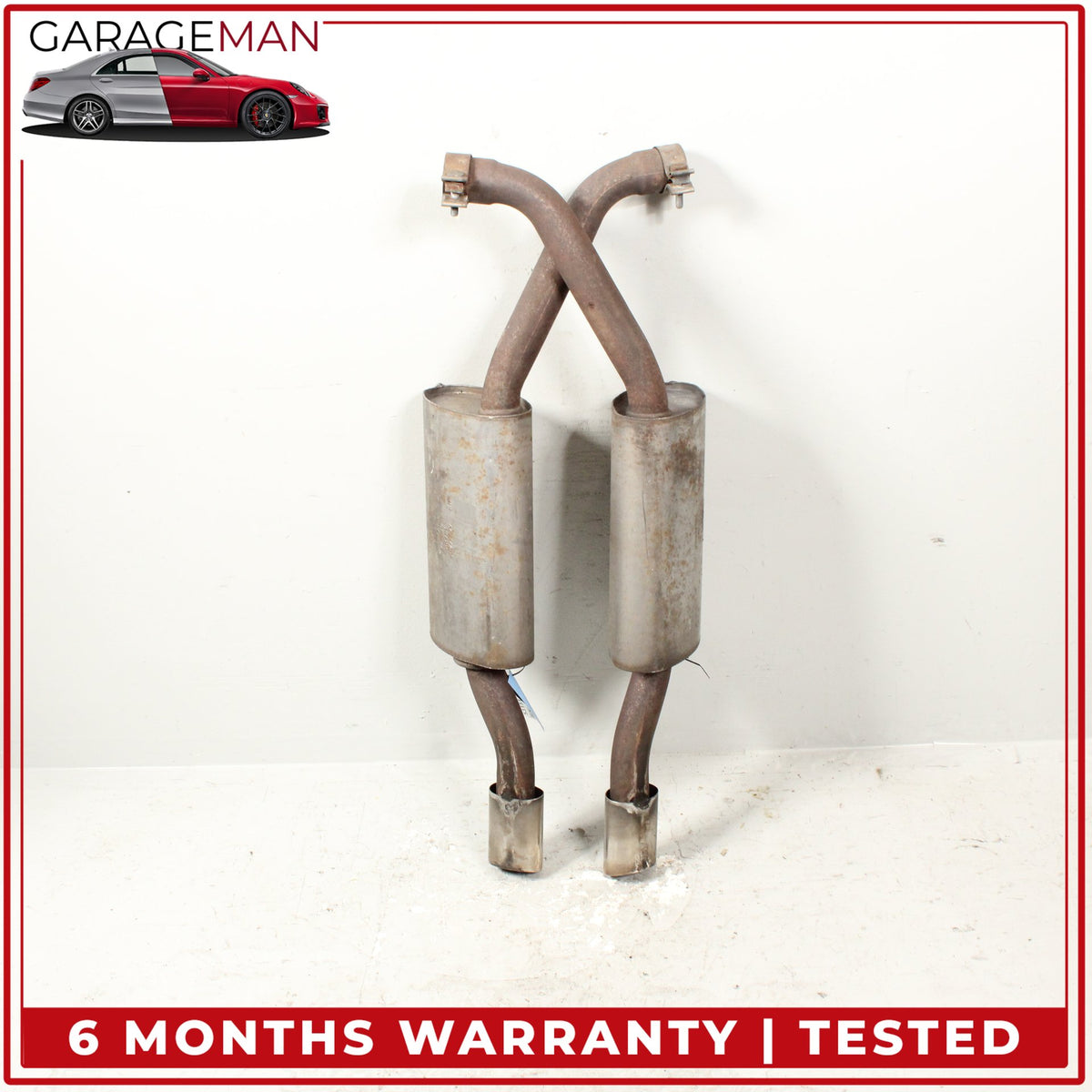 1997-2001 Jaguar XK8 Exhaust Muffler Silencer Left and Right Side NJA6785AL OEM