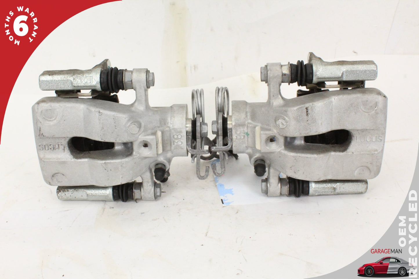 2012-2019 Fiat 500e Rear Left and Right Side Brake Caliper Set 68088923AA OEM