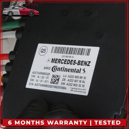 2014-2017 Mercedes W222 S550e Front Left or Right Top Seat Bladder Bolster OEM