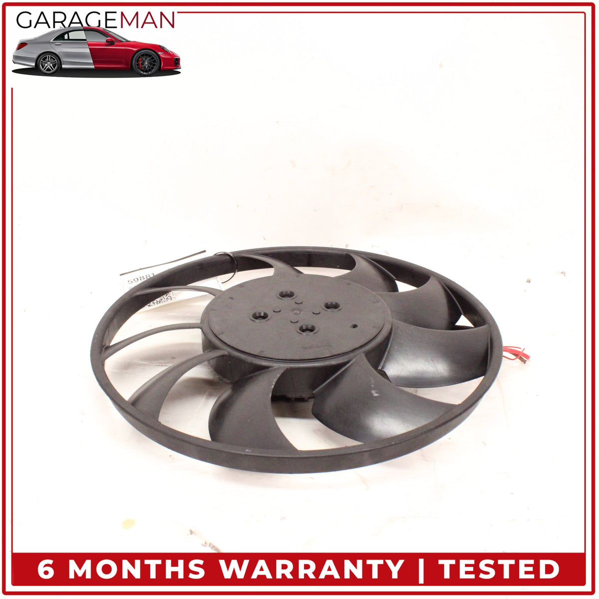 2015-2025 Porsche Macan 95B Radiator Cooling Fan Blade w/ Motor 95B959455G OEM