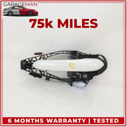 2019-2025 BMW M340i G20 Rear Left Driver Side Exterior Door Handle White OEM