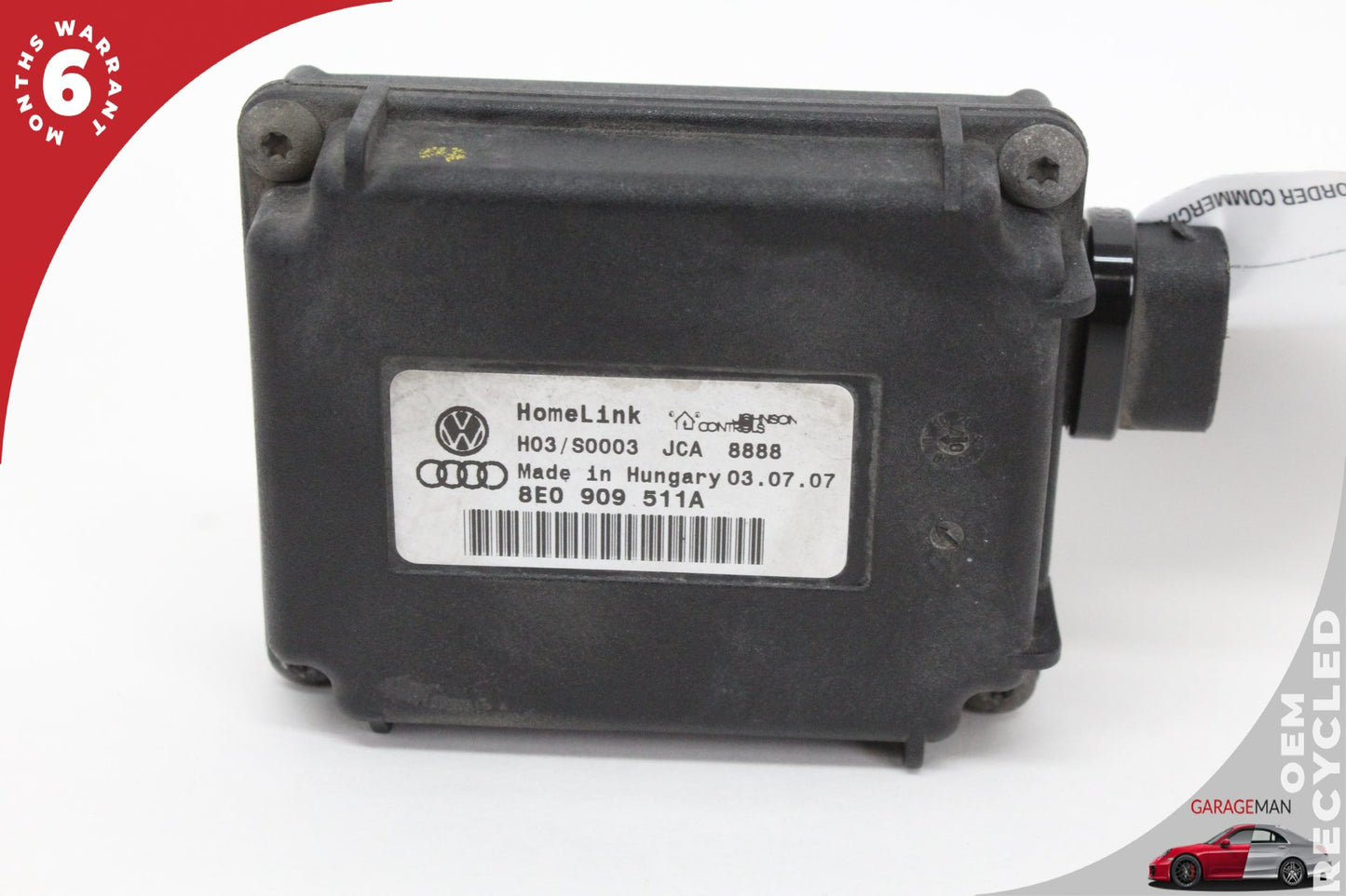 2007-2009 Audi Q7 HomeLink Garage Door Opener Control Module 8E0909511A OEM