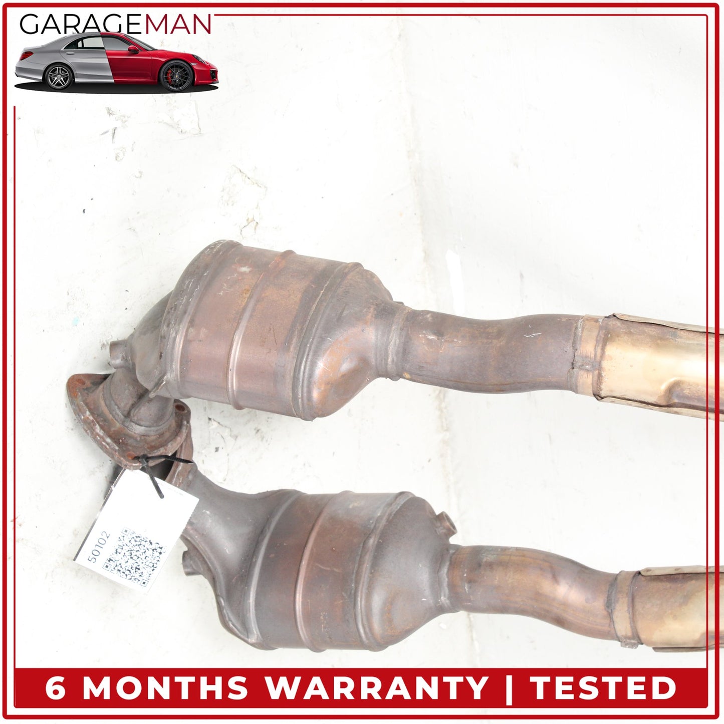 2004-2019 Maserati GranTurismo M145 Left and Right Side Exhaust Downpipe Set OEM