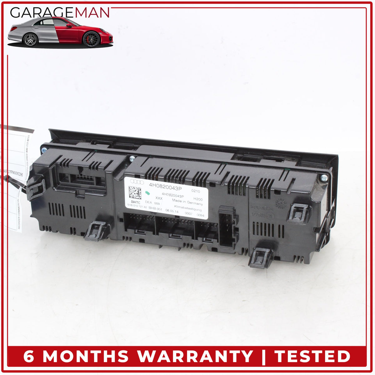 2011-2018 Audi A8 S8 Front AC A/C Temperature Climate Control Switch Panel OEM