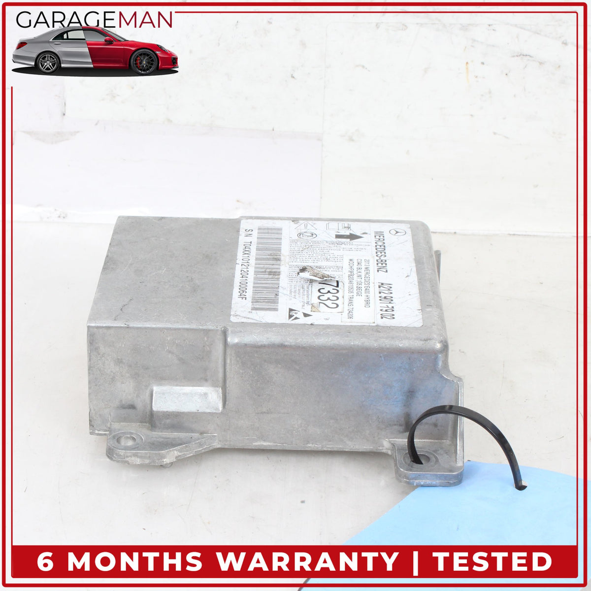 2012-2016 Mercedes W212 E400 Airbag Air Bag Sensor Module 2129017902 OEM