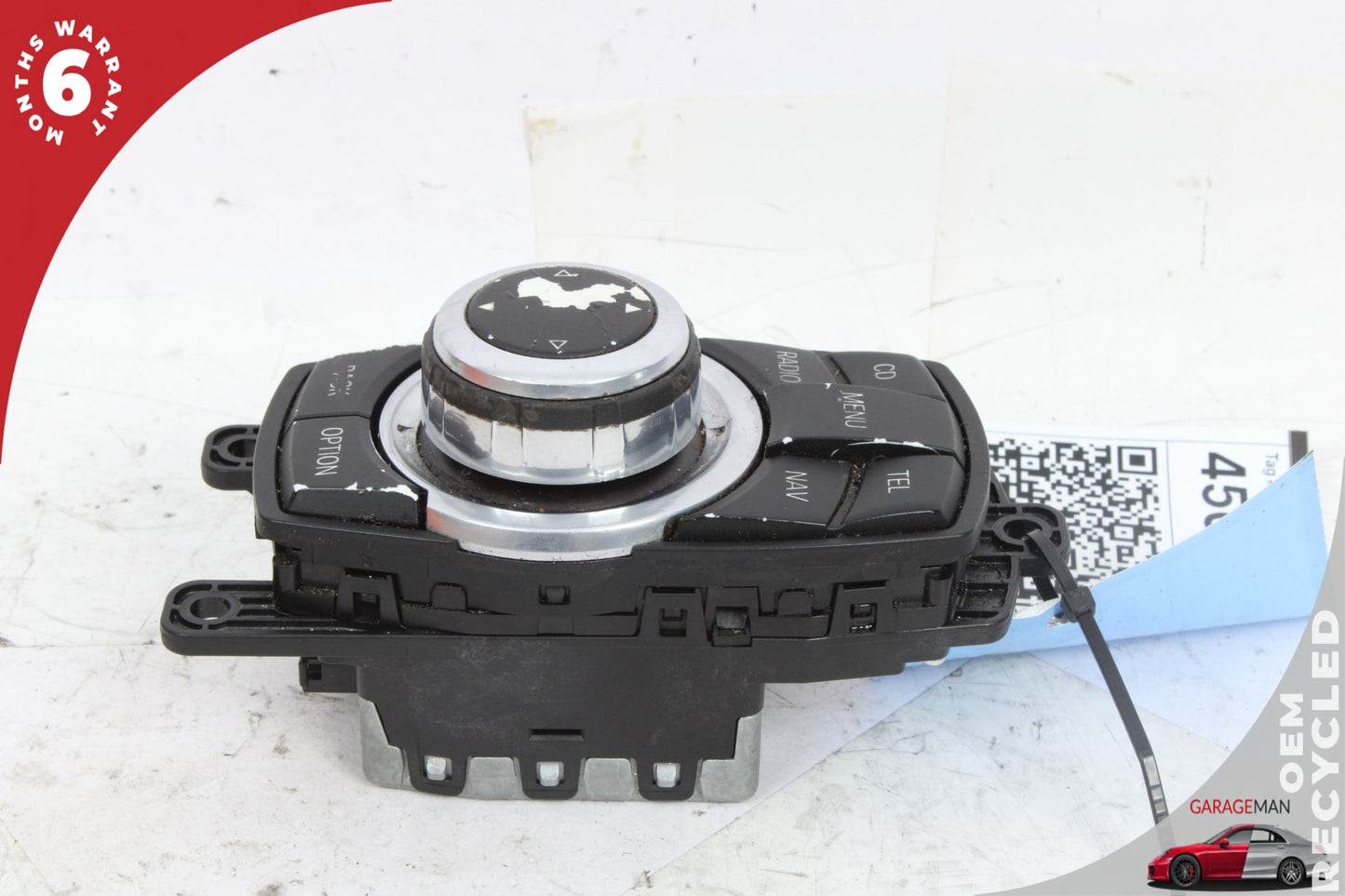 2011-2016 BMW 528i F10 Center Console iDrive Navigation Knob Switch 9206444 OEM