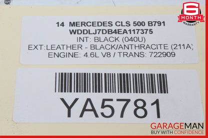 12-18 Mercedes W218 CLS500 CLS400 Roof Curtain Air Bag Right Passenger Side OEM