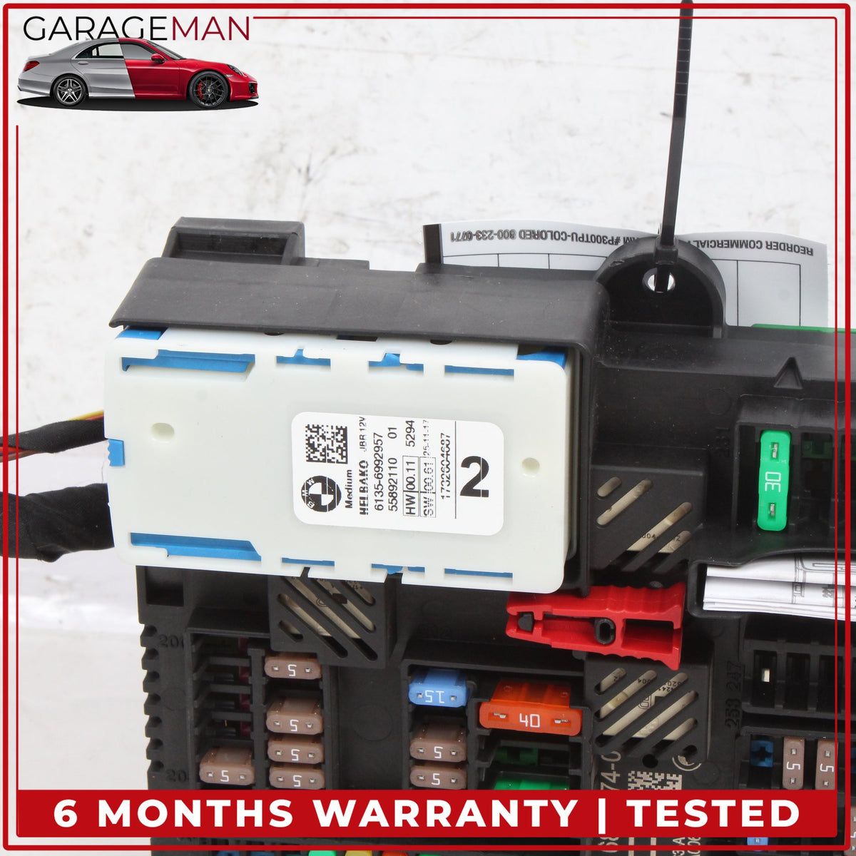2018-2024 BMW X3 G01 Rear Power Distribution Relay Junction Fuse Box 6828074 OEM