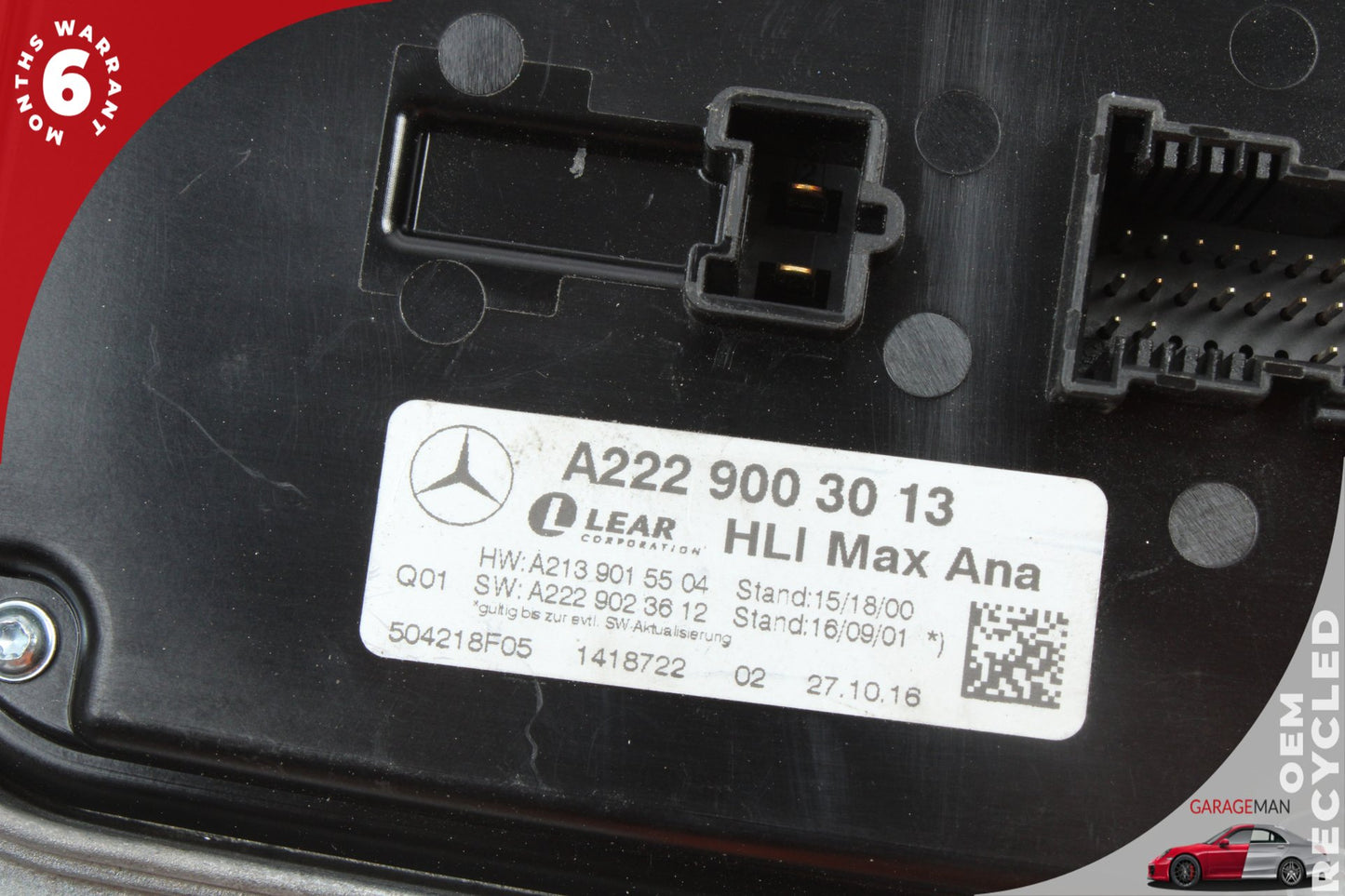 17-19 Mercedes-Benz E400 W213 Wagon Headlight LED Ballast Control Module 2229003013