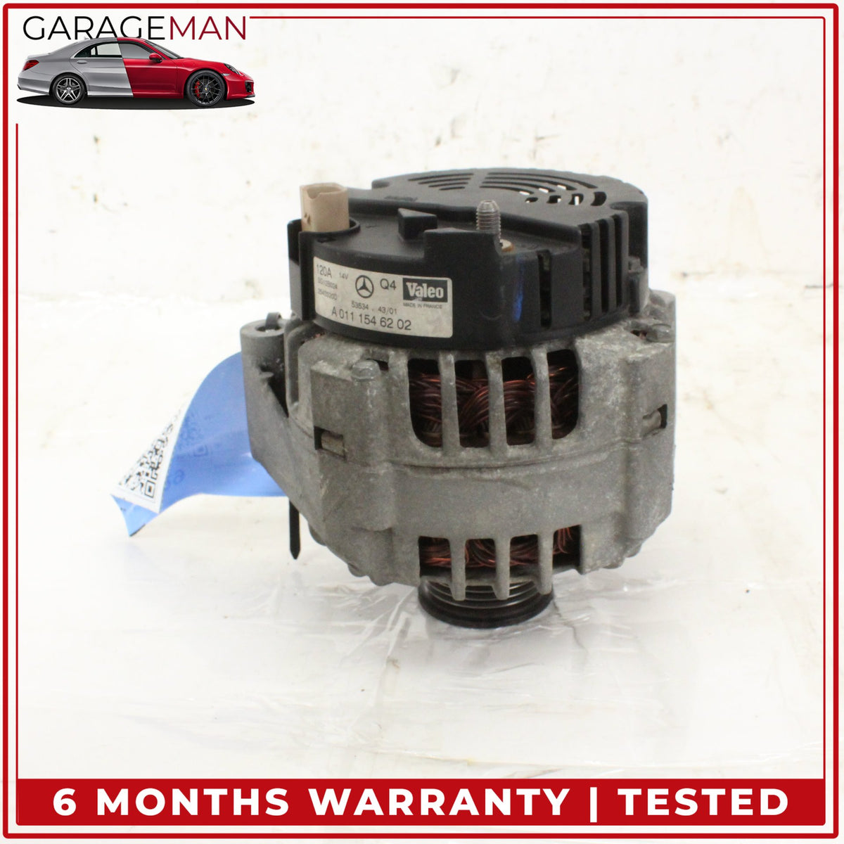 2001-2004 Mercedes W210 E320 SLK320 Engine Alternator Generator 0111546402 OEM