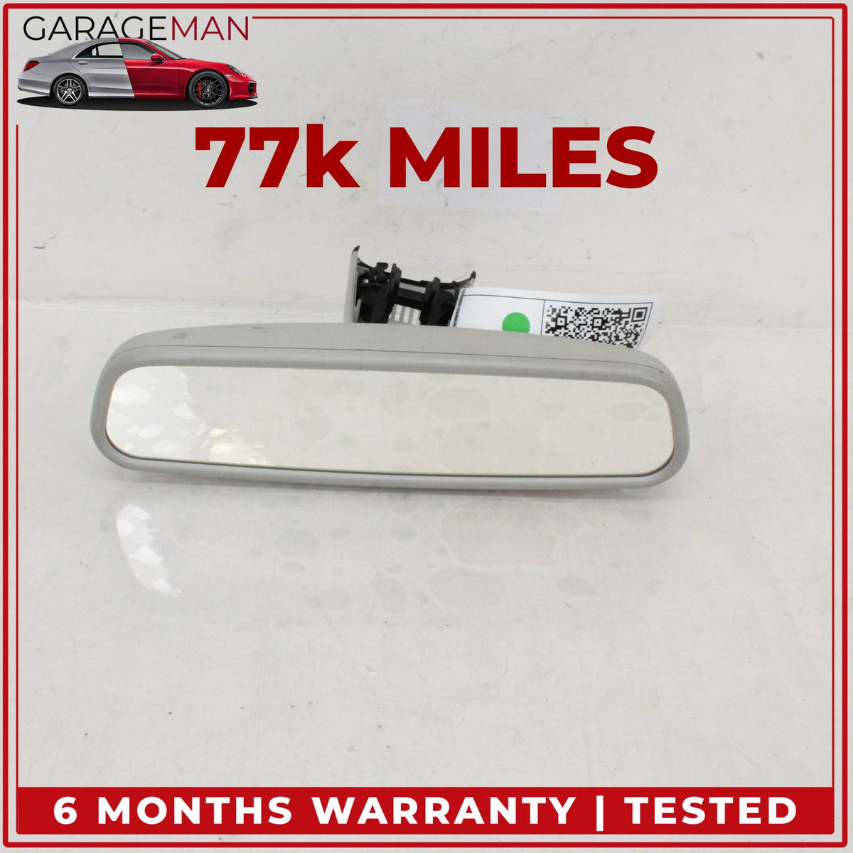 2009-2016 Audi A4 S4 Front Upper Interior Rear View Mirror 4F0857511AA OEM