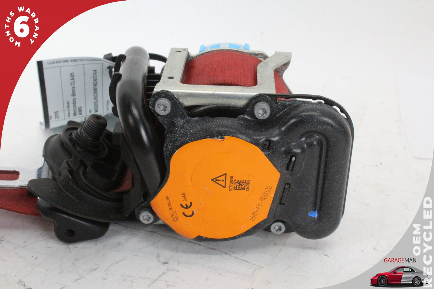 2014-2020 Mercedes W117 CLA45 AMG CLA250 Front Left Seat Belt 1178601385 OEM
