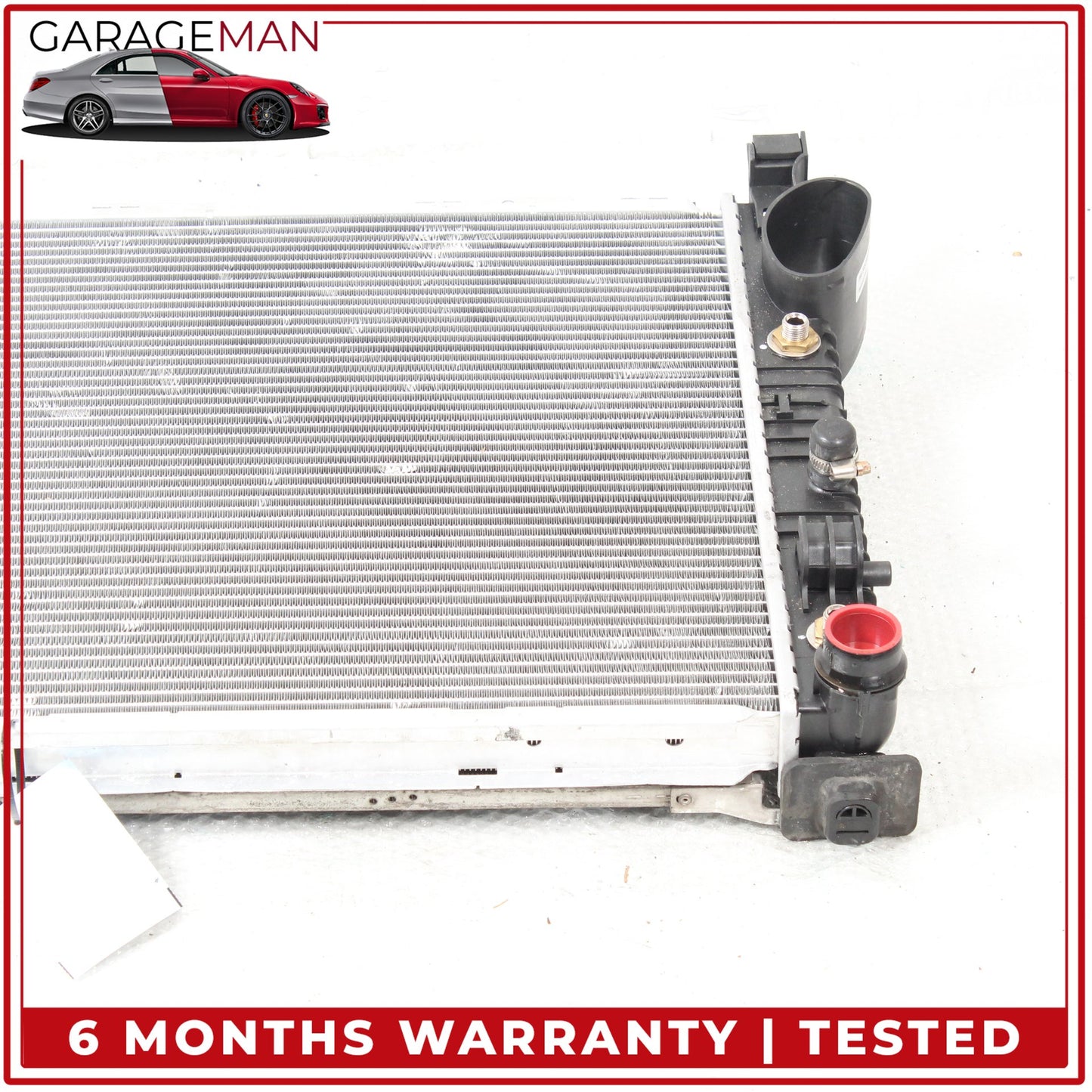 2003-2006 Mercedes R230 SL500 Engine Cooling Radiator AC Condenser Assembly OEM