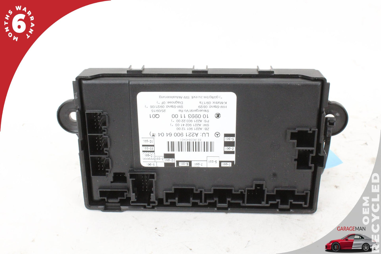 07-13 Mercedes S550 S-Class W221 Right Front Door Control Module 2219007501