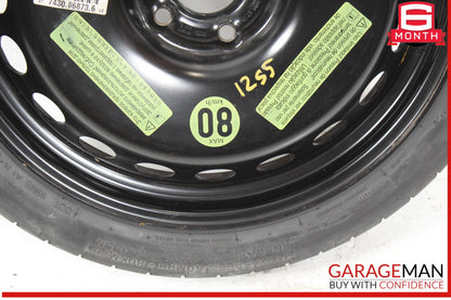 09-16 Audi S4 A4 B8 Spare Tire Wheel Rim T125/70R19 8K0601027D OEM