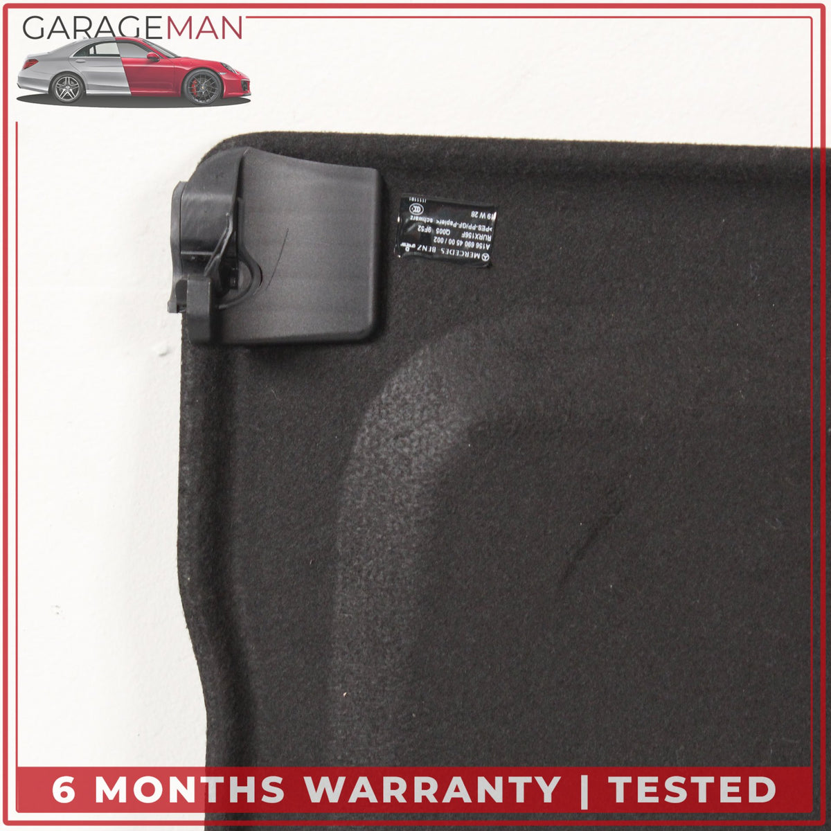 2015-2020 Mercedes X156 GLA250 Rear Trunk Cargo Parcel Shelf Cover Black OEM