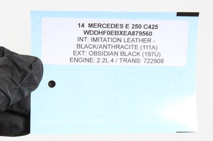 10-18 Mercedes W212 E250 CLS550 Rear Differential Diff Axle Carrier 2.47 OEM