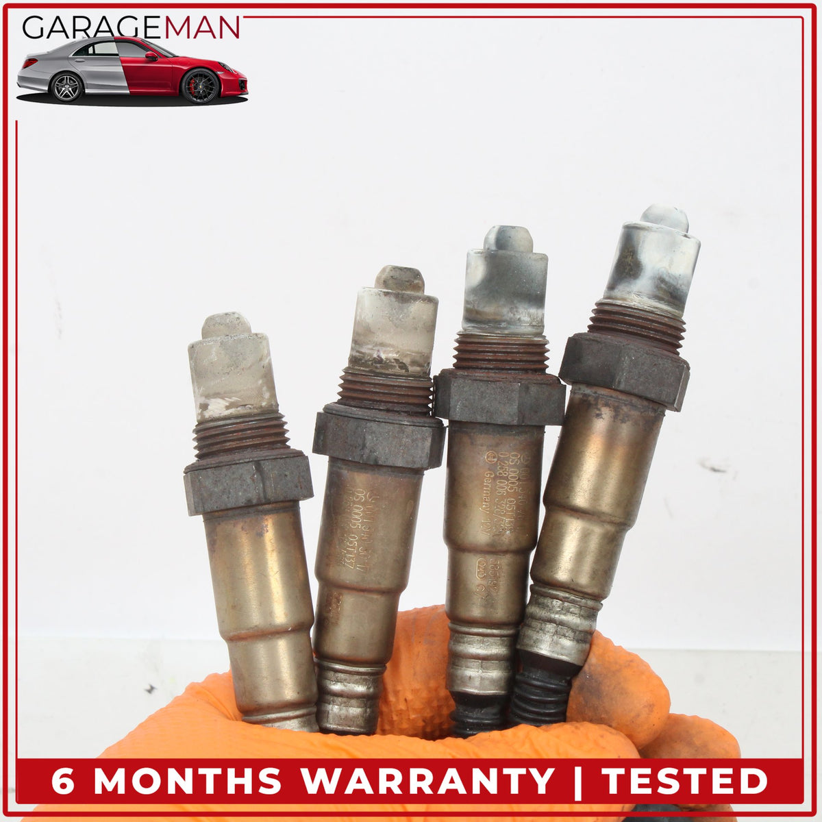 2003-2008 Mercedes R230 SL500 Oxygen O2 Lambda Sensor Set of 4 0015407617 OEM