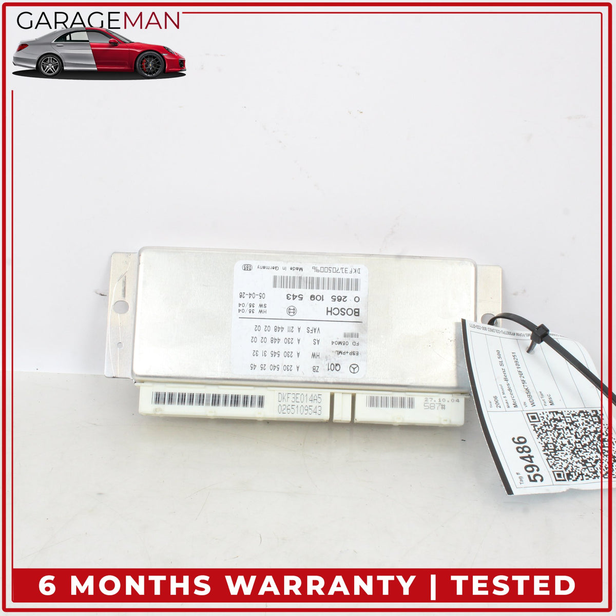 2003-2008 Mercedes R230 SL500 ESP Electronic Stability Control Module Unit OEM