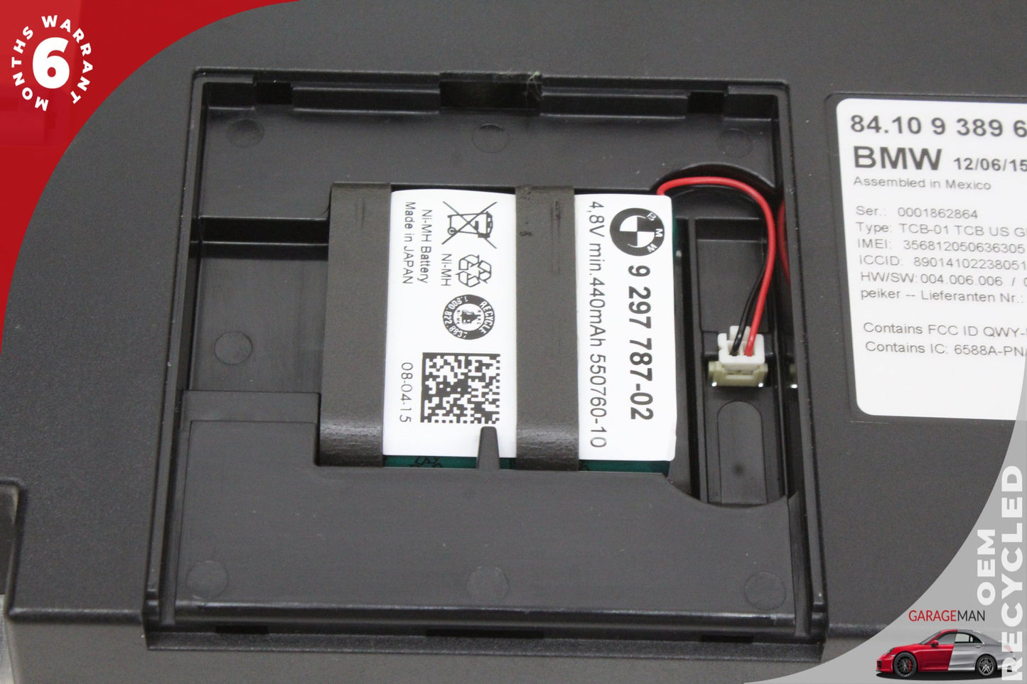 2012-2018 BMW 320i F30 Telematic Bluetooth Control Module Unit 9389660 OEM