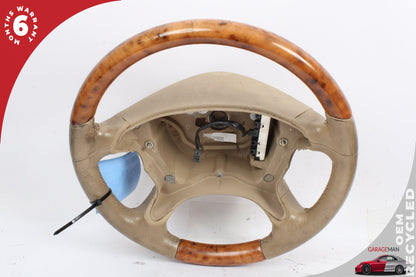 2003-2009 Mercedes W219 CLS550 Front Left Steering Wheel Wood Beige Wood OEM