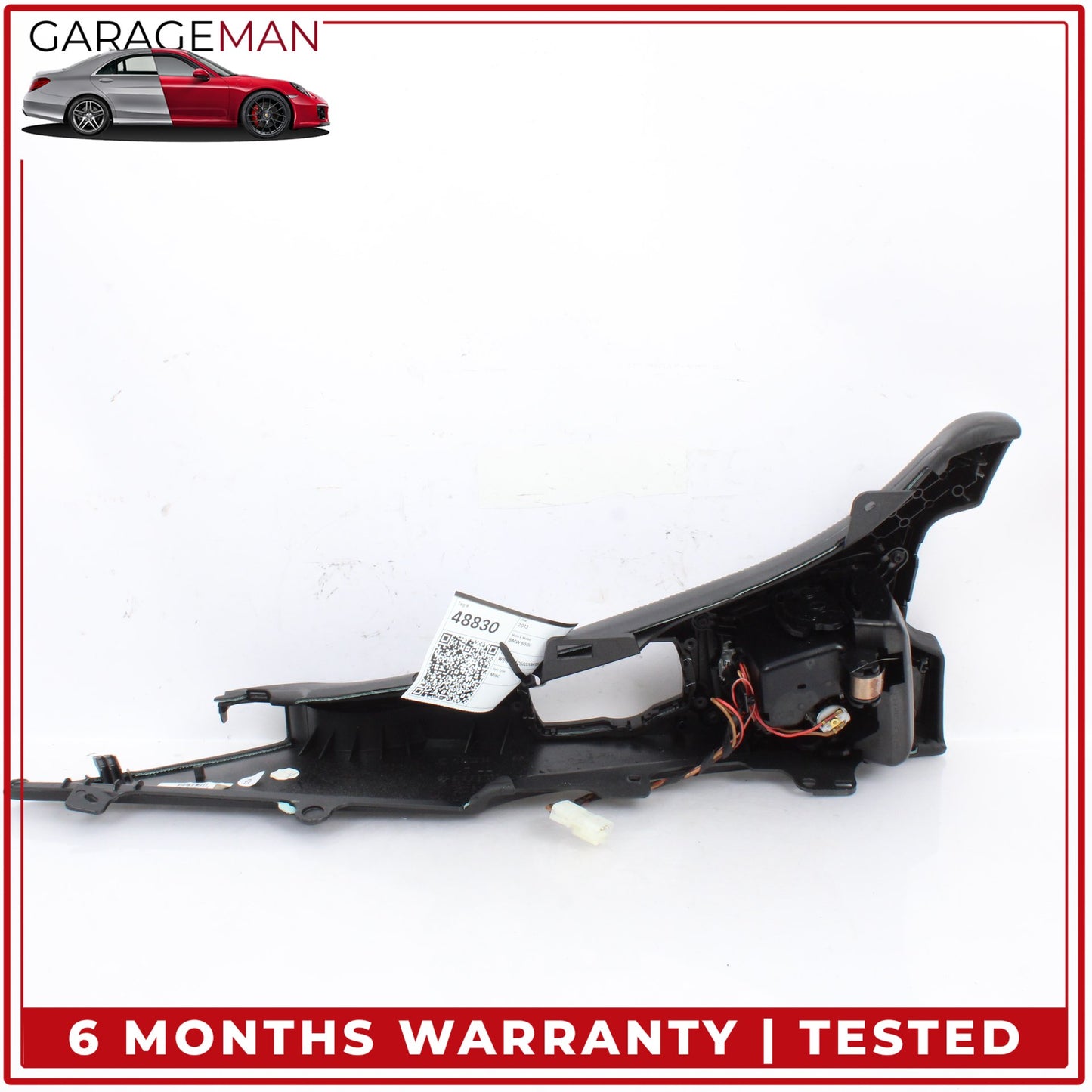 2012-2019 BMW 650i Center Console Trim Cover w/ Ashtray Black Nappa Leather OEM