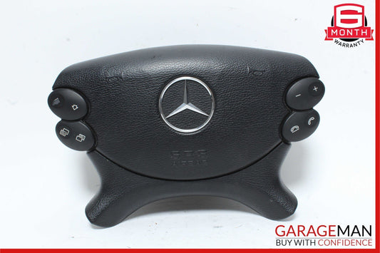 03-12 Mercedes W211 E550 CLK320 SL500 Steering Wheel Airbag Air Bag Black OEM