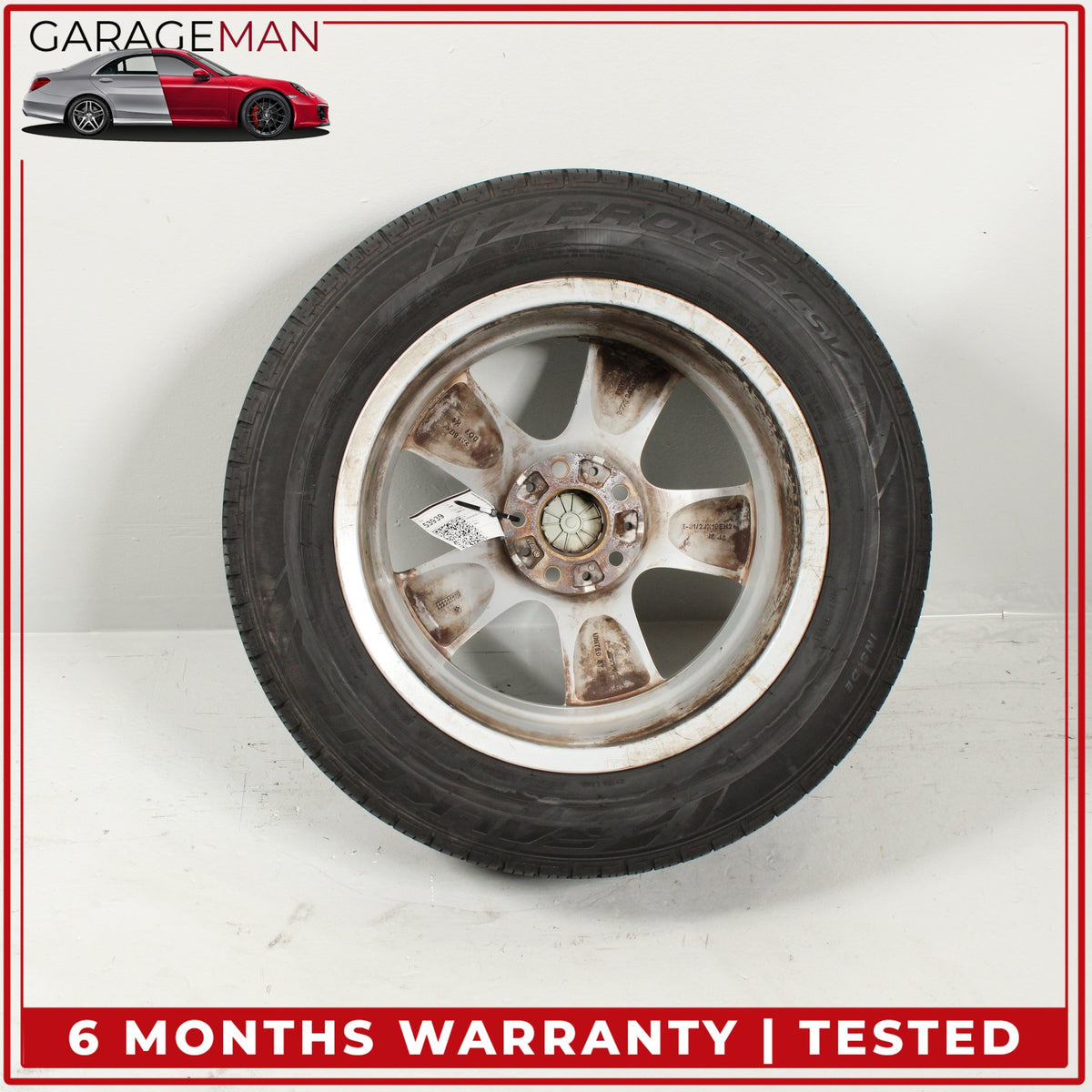 2007-2013 BMW X5 E70 Front or Rear Wheel Rim w/ Tire 8.5JX18EH2 IS46 6772243 OEM