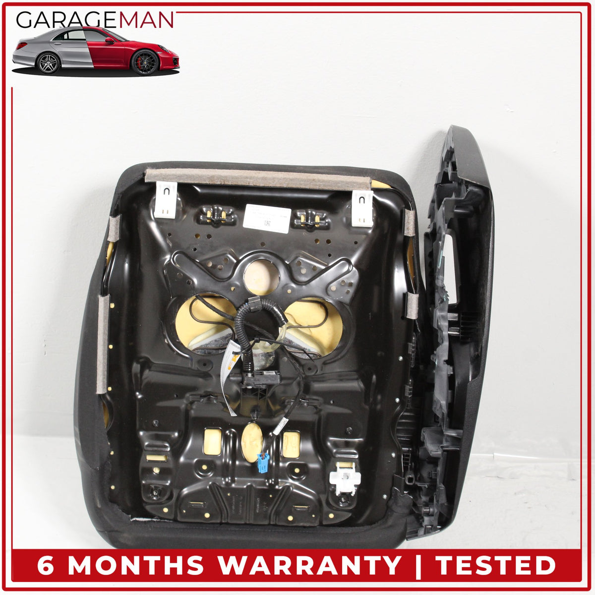 2012-2015 Mercedes W166 ML350 Front Right Lower Bottom Seat Cushion Black OEM