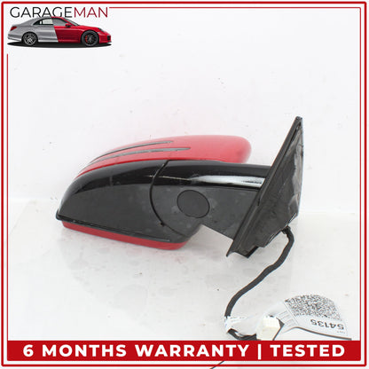 2010-2017 Mercedes C207 E400 Coupe Front Right Door Rear View Mirror Red OEM