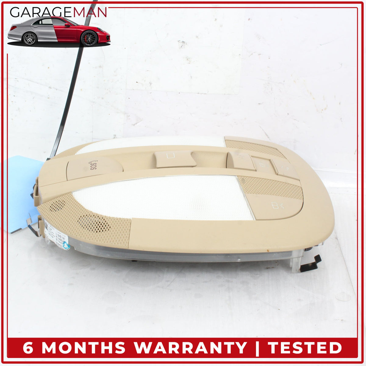 2006-2013 Mercedes W164 ML350 Front Overhead Dome Light Lamp 1648201585 OEM